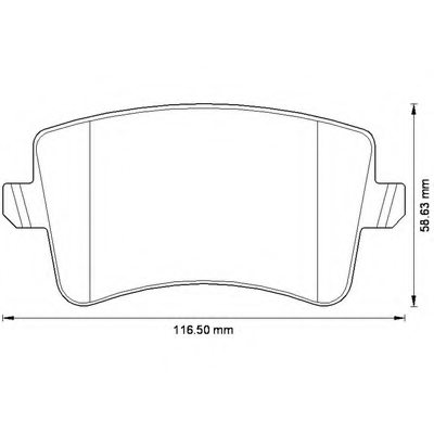 Textar Brake Pad Rear